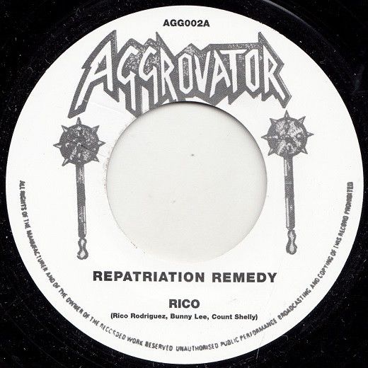 Rico Rodriguez / The Aggrovators - Repatriation Remedy / Must Go Home Dub | Aggrovator (AGG002) - main