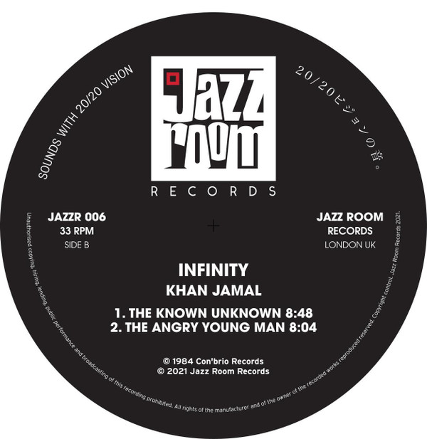 Khan Jamal - Infinity | Jazz Room Records (JAZZR 006) - 4 Khan Jamal - Infinity | Jazz Room Records (JAZZR 006) - 4