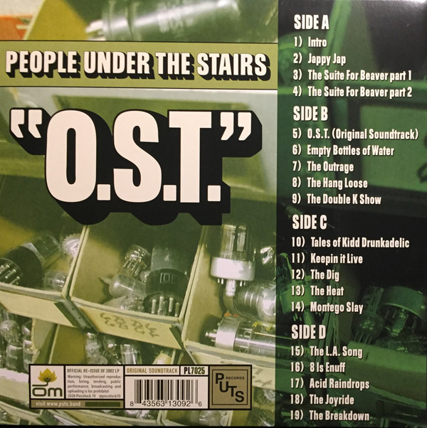 People Under The Stairs - O.S.T. | Piecelock 70 (PL7025LP) - 5 People Under The Stairs - O.S.T. | Piecelock 70 (PL7025LP) - 5