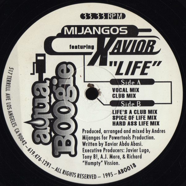 Mijangos Featuring Xavior - Life | Aqua Boogie Records (AB0018)