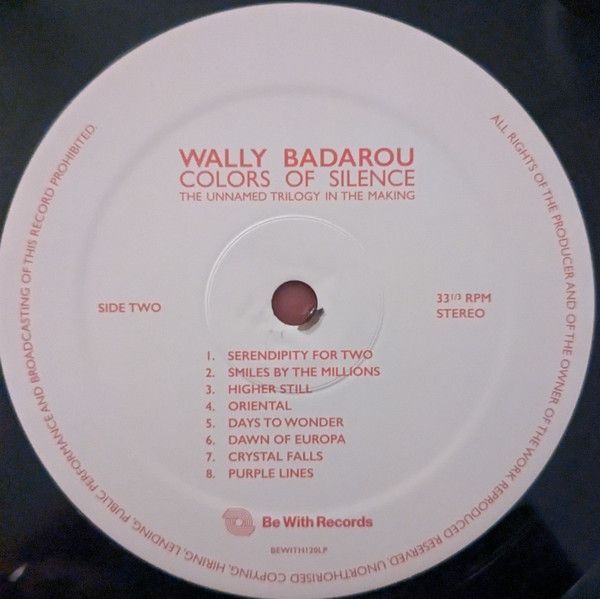 Wally Badarou - Colors Of Silence | Be With Records (BEWITH120LP) - 3 Wally Badarou - Colors Of Silence | Be With Records (BEWITH120LP) - 3