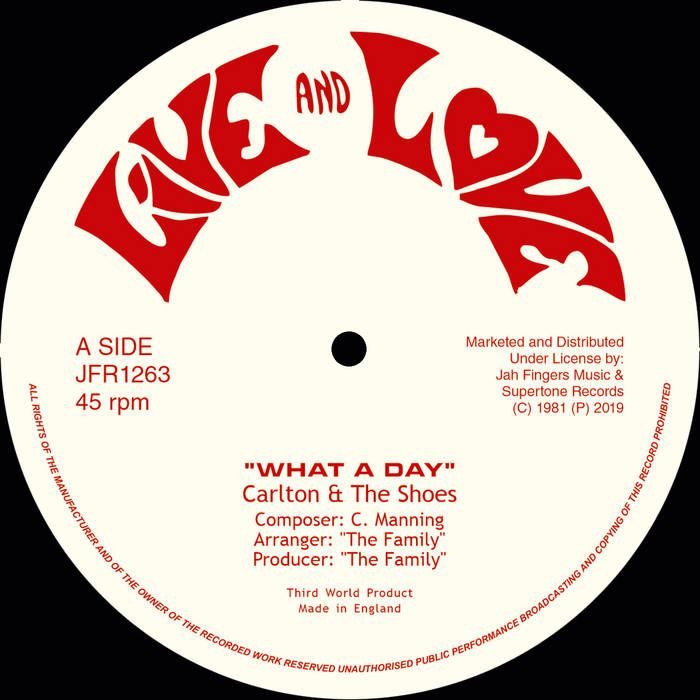 Carlton And The Shoes - What A Day | Live And Love (JFR1263)