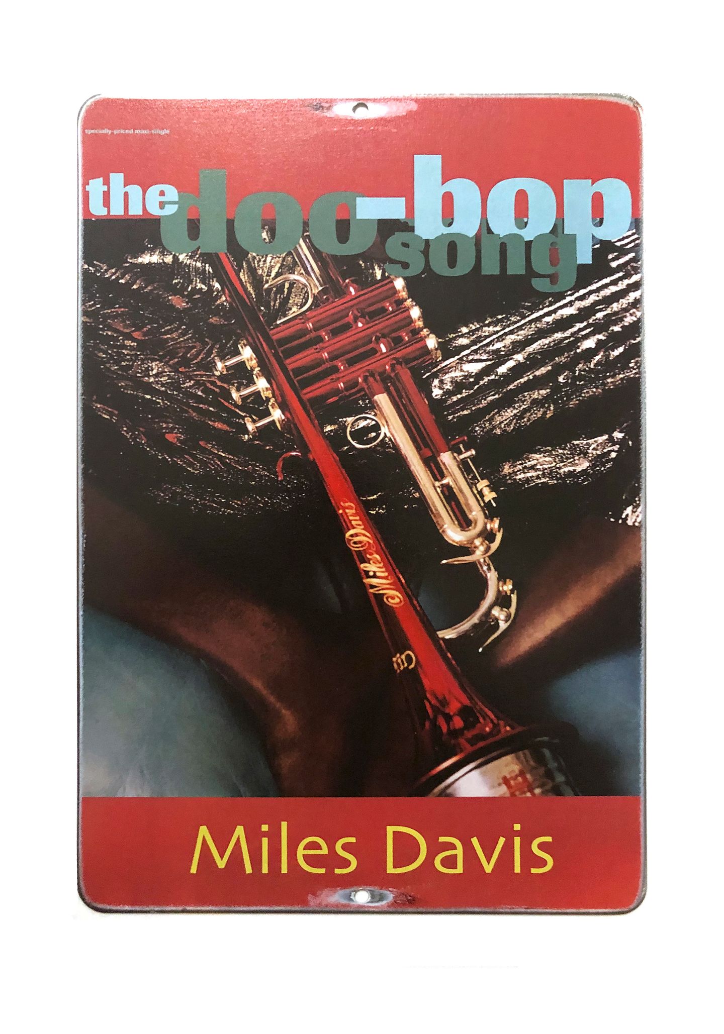 MILES DAVIS (Plaque métal vintage)