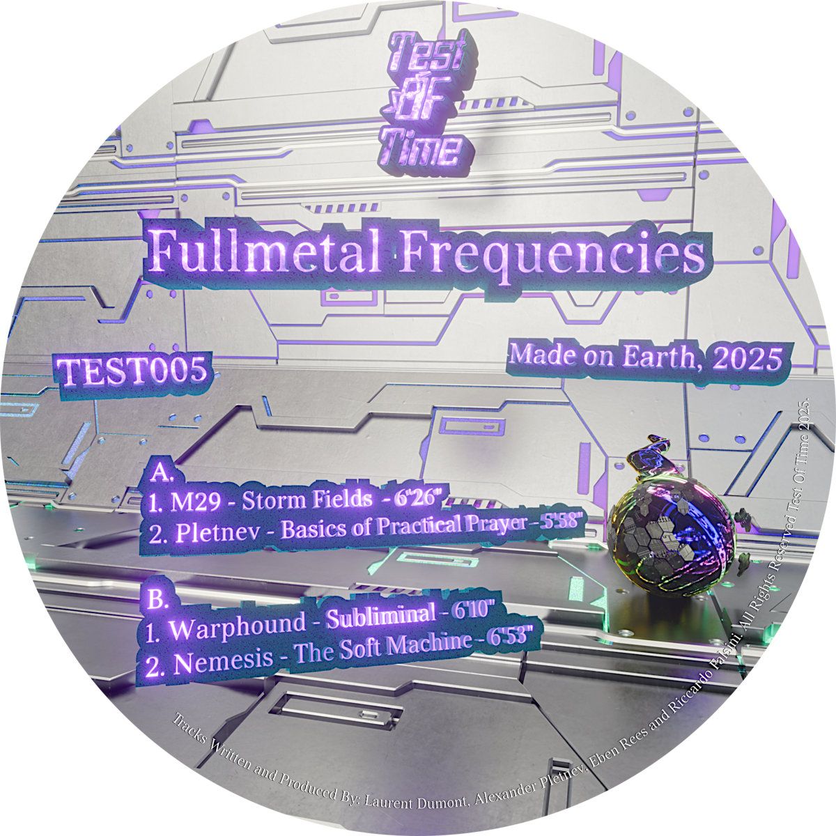 Various - Fullmetal Frequencies | Test Of Time (TEST005)