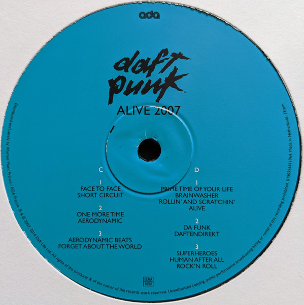 Daft Punk - Alive 2007 | ADA (01902996611964) - 9