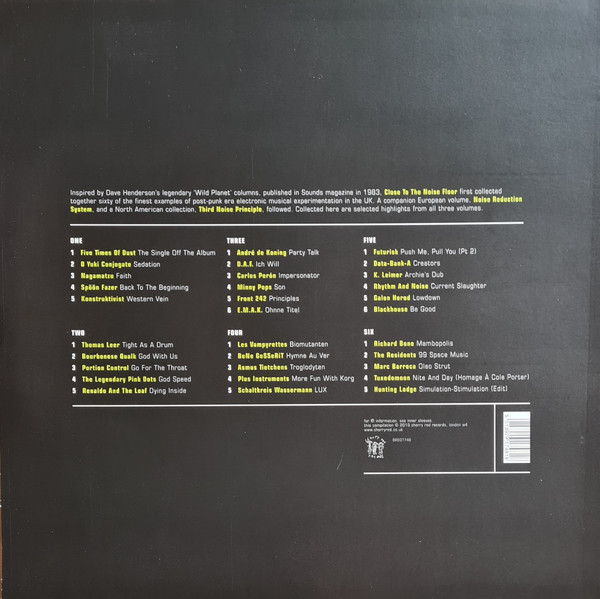 Close To The Noise Floor Presents… Additive Noise Function: Formative UK, European & North American Electronica 1978-84