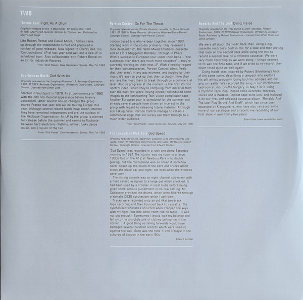 Close To The Noise Floor Presents… Additive Noise Function: Formative UK, European & North American Electronica 1978-84