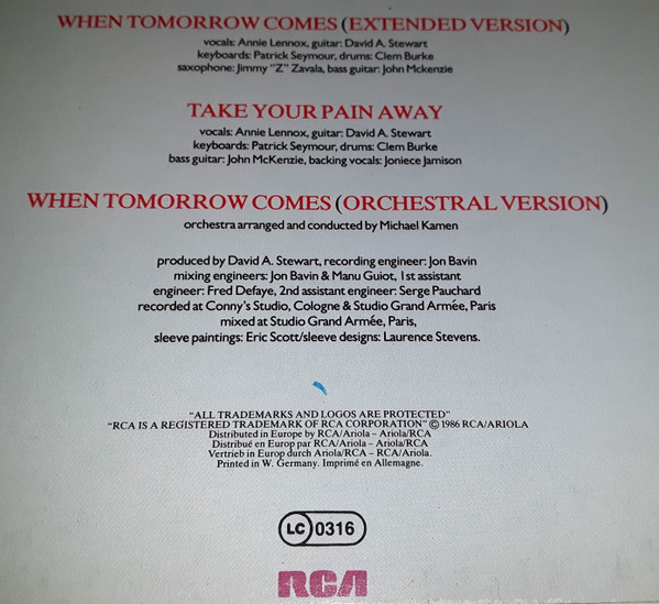 When Tomorrow Comes