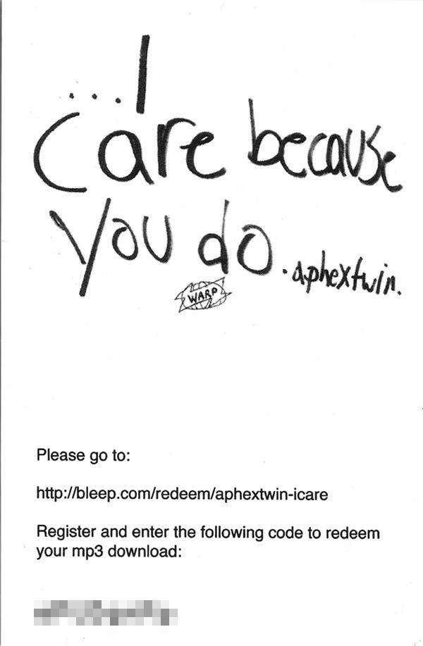 ...I Care Because You Do