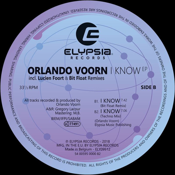 I Know (Including Lucien Foort Remix)